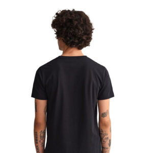 טי שרט Gant לגברים צווארון וי (Slim T-Shirt)