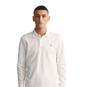 חולצת פולו Gant לגברים שרוולים ארוכים (Langram Original Pique Rugboyshirt)