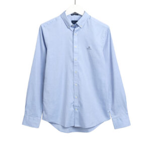 חולצה מכופתרת Gant לגברים גזרת Slim Fit (Pinpoint Oxford)