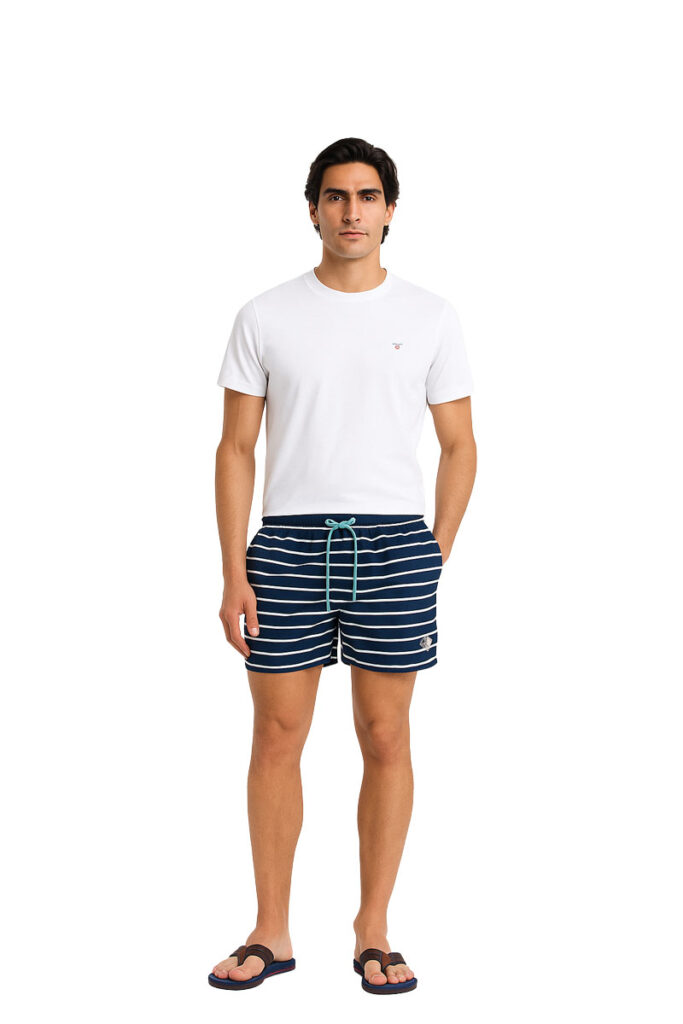 בגד ים Gant לגברים (Classic Fit Swim Shorts)