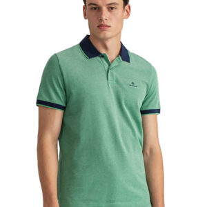 חולצת פולו Gant לגברים (4-Col Oxford Pique SS Rugger)
