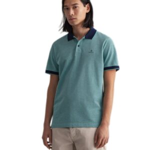חולצת פולו Gant לגברים (4-Col Oxford Pique SS Rugger)