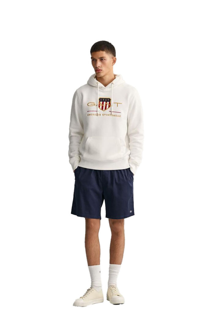 קפוצ'ון Gant לגברים גזרת Regular Fit (Archive Shield Hoodie)