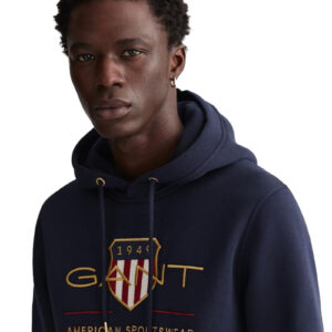 קפוצ'ון Gant לגברים גזרת Regular Fit (Archive Shield Hoodie)