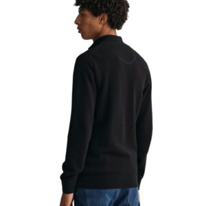 קרדיגן רוכסן Gant לגברים גזרת Regular Fit (Cotton Pique Zip Cardigan)