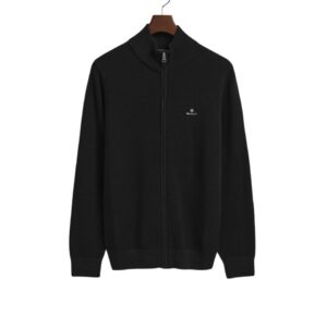 קרדיגן רוכסן Gant לגברים גזרת Regular Fit (Cotton Pique Zip Cardigan)