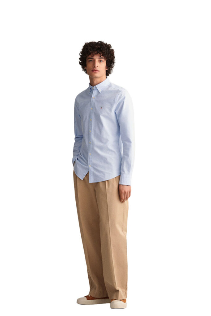 חולצה מכופתרת Gant לגברים גזרת Slim Fit (Oxford Shirt)
