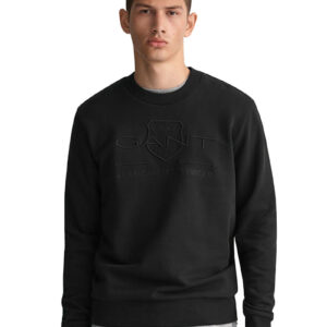 סווטשרט Gant לגברים גזרת Regular Fit (Tonal Archive Shield Crew Neck)