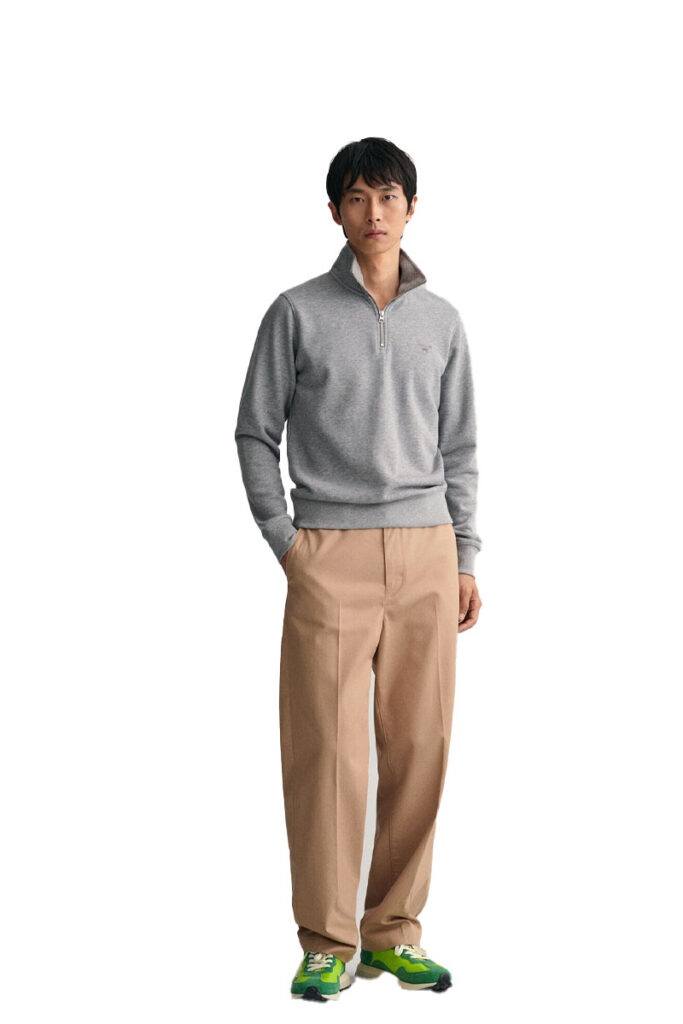 סווטשרט חצי רוכסן Gant לגברים (Original Half Zip)