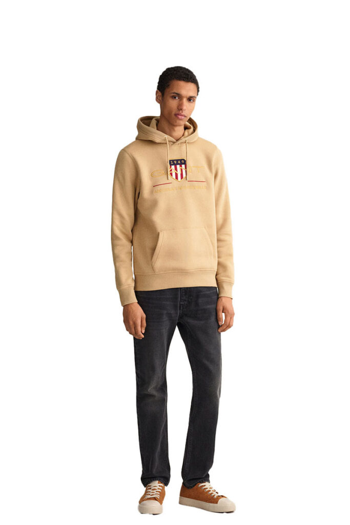 קפוצ'ון Gant לגברים גזרת Regular Fit (Archive Shield Hoodie)