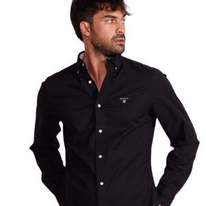 חולצה מכופתרת Gant לגברים גזרת Slim Fit (Stretch Oxford Shirt)