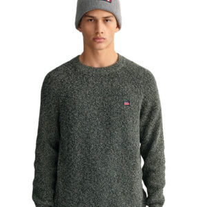 סוודר Gant לגברים גזרת Relaxed Fit (Twisted Cotton Crew Neck)