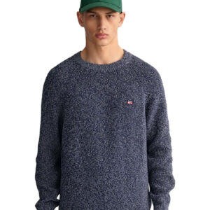 סוודר Gant לגברים דגם Twisted (Twisted Cotton Crew Neck)