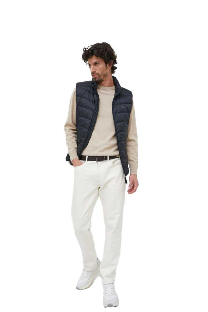 סוודר צווארון עגול Gant לגברים גזרת Regular Fit (Classic Cotton Crew Neck)