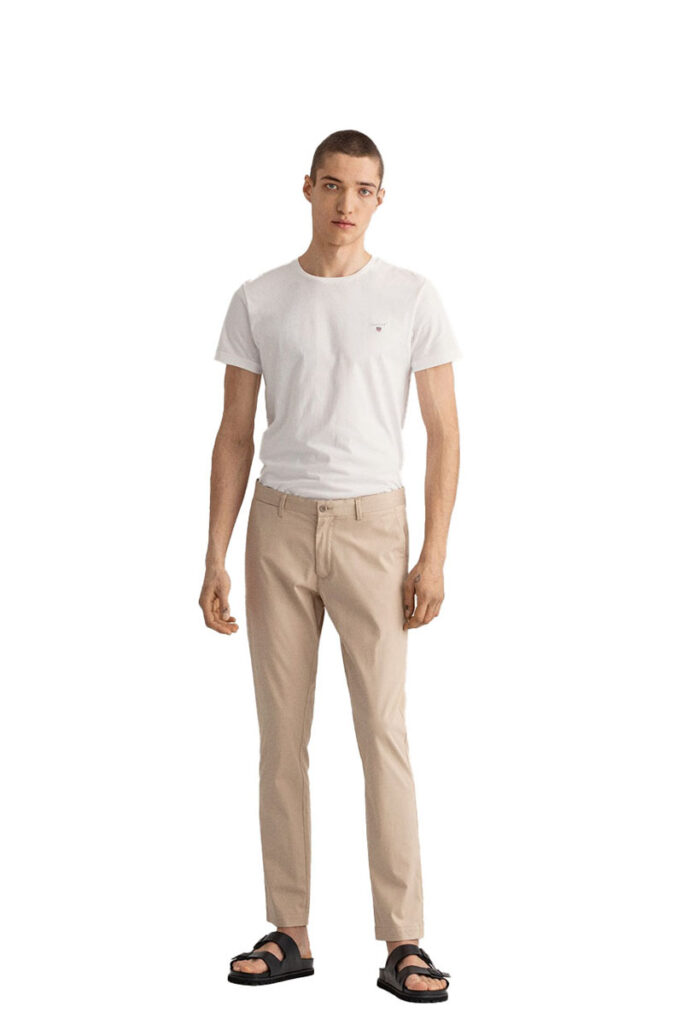 מכנסי צ'ינו Gant לגברים גזרת Slim Fit (Tech Prep Hallden)