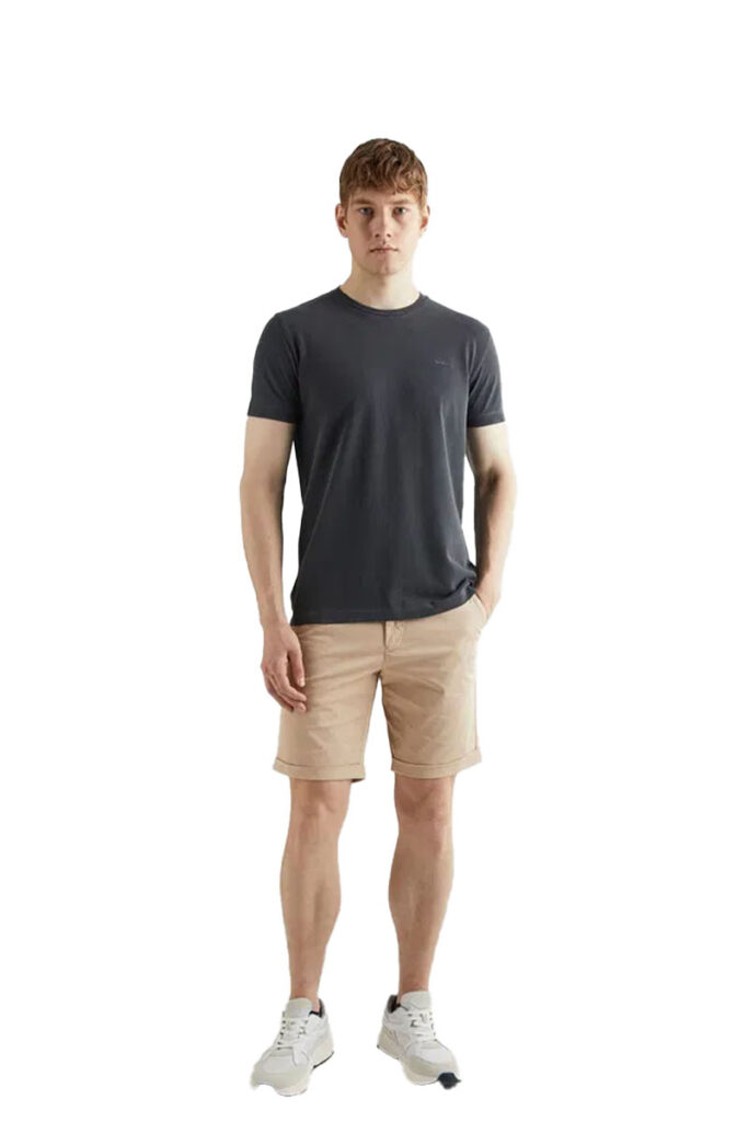 טי שרט Gant לגברים (Sunfaded Slim Pique Short Sleeve)