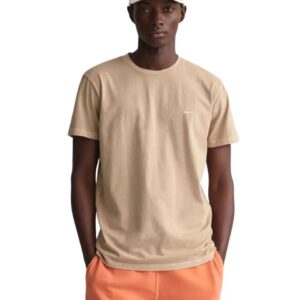 טי שירט Gant לגברים (Sunfaded Slim Pique Short Sleeve)