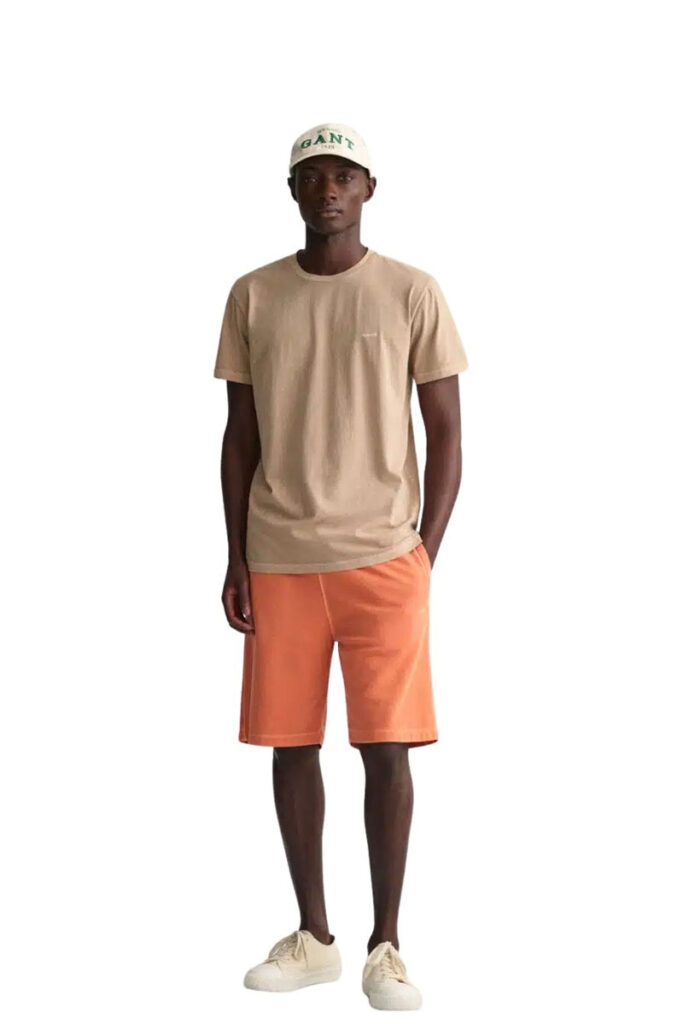 טי שירט Gant לגברים (Sunfaded Slim Pique Short Sleeve)