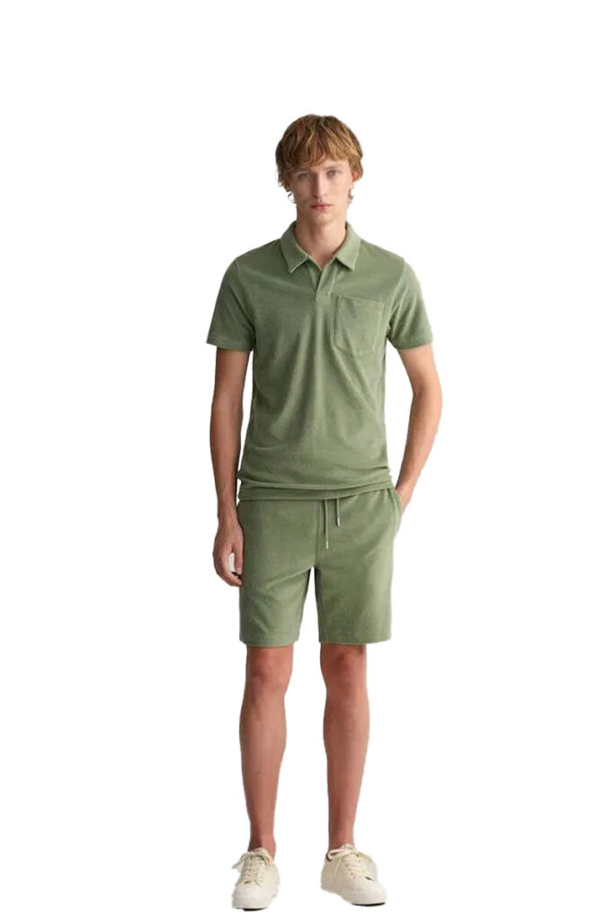 חולצת פולו Gant לגברים דגם Terry Cloth Piqué
