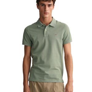 חולצת פולו Gant לגברים דגם Regular Fit Pique (Original Regular Fit Pique)
