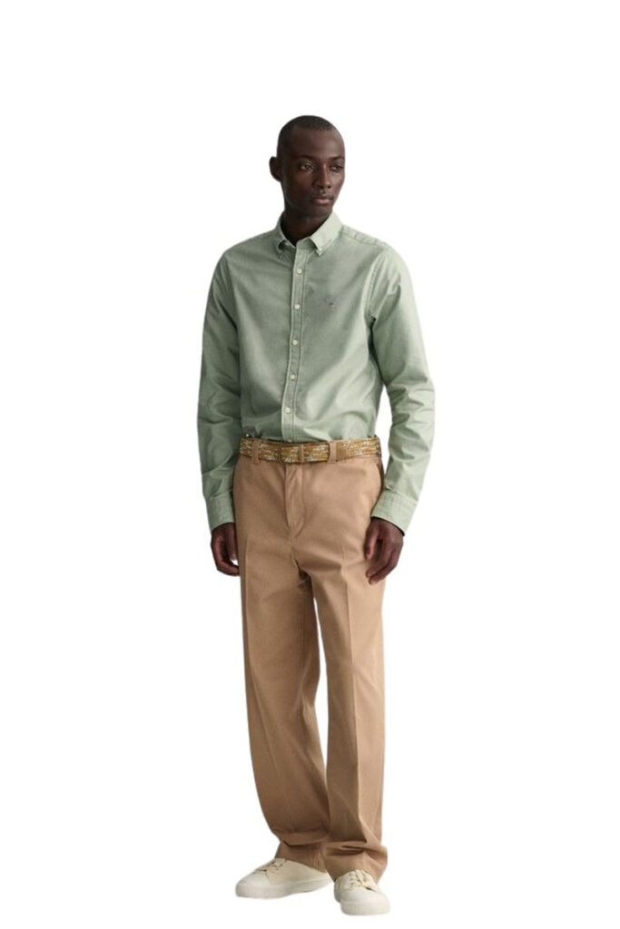 חולצה מכופתרת Gant לגברים גזרת Slim Fit (Classic Oxford Shirt)