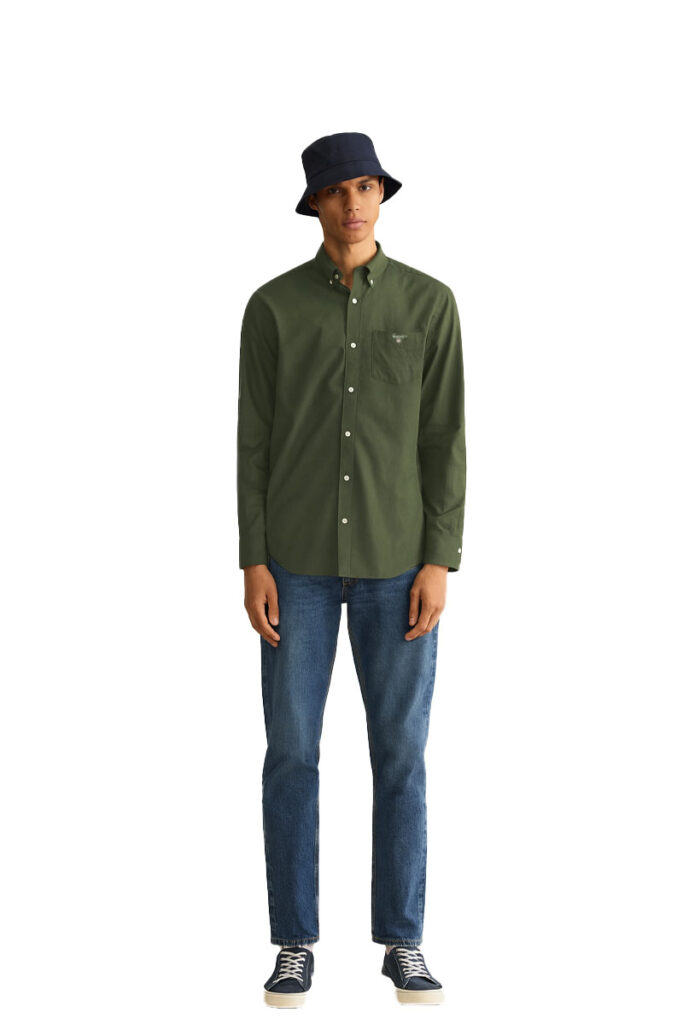חולצה מכופתרת Gant לגברים גזרת Slim Fit