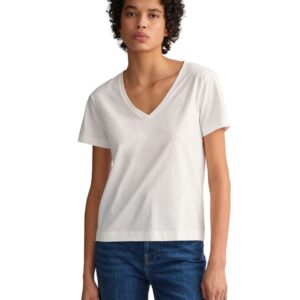 טי שירט Gant לנשים (Original V-Neck)