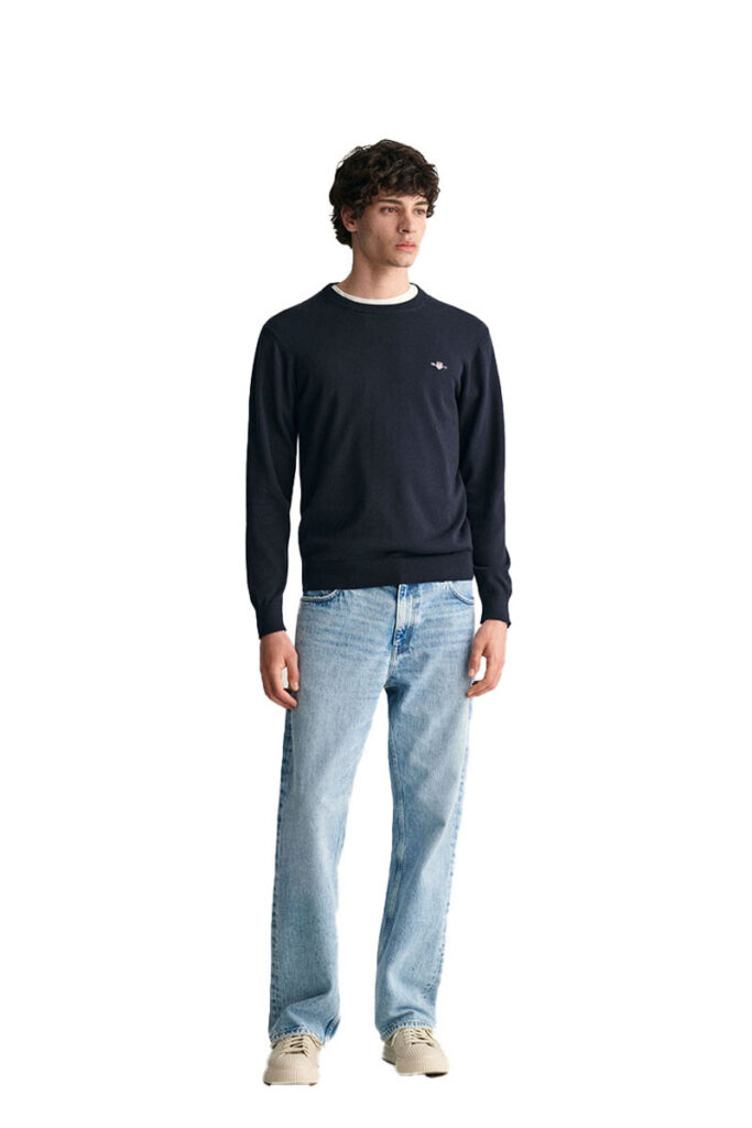 סוודר Gant לגברים גזרת Regular Fit (Classic)