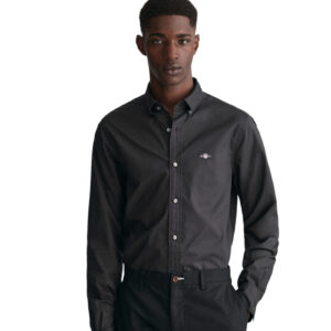 חולצה מכופתרת Gant לגברים גזרת Slim Fit (Poplin Shirt)