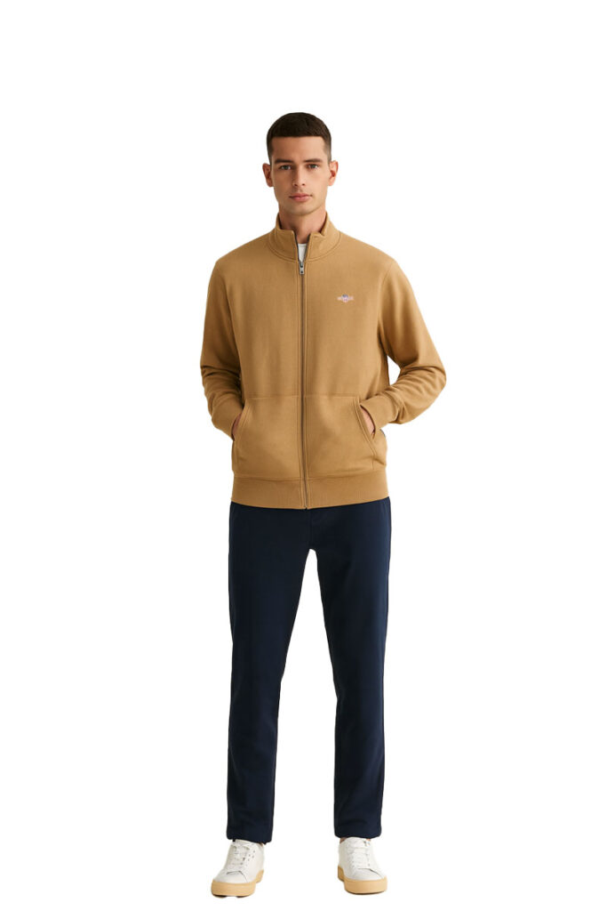 סווטשרט Gant לגברים עם רוכסן (Zip Sweatshirt)