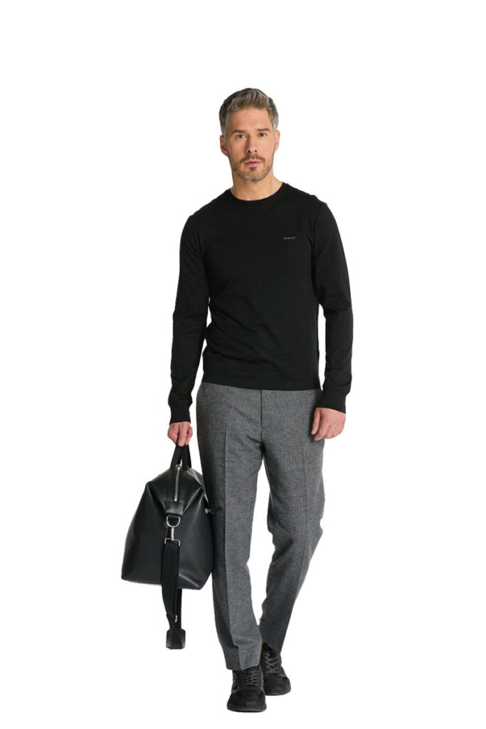 טי שירט Gant לגברים גזרת Slim Fit (Long Sleeve)