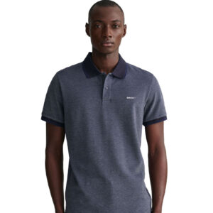 חולצת פולו Gant לגברים דגם 4-Color Oxford Piqué