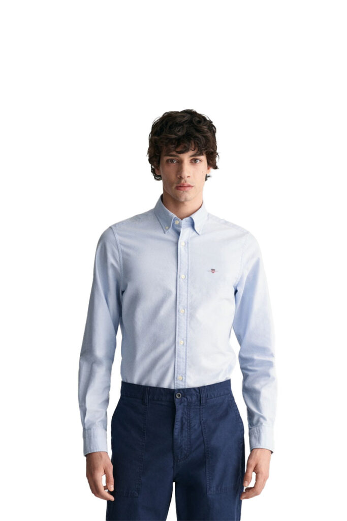 חולצה מכופתרת Gant לגברים גזרת Slim Fit (Oxford Shirt)