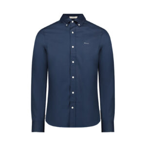 חולצה מכופתרת Gant לגברים גזרת Slim (Sateen Shirt)