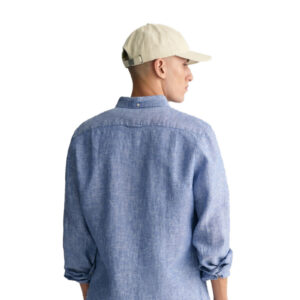 חולצה מכופתרת Gant לגברים גזרת Slim Fit (Linen Shirt)