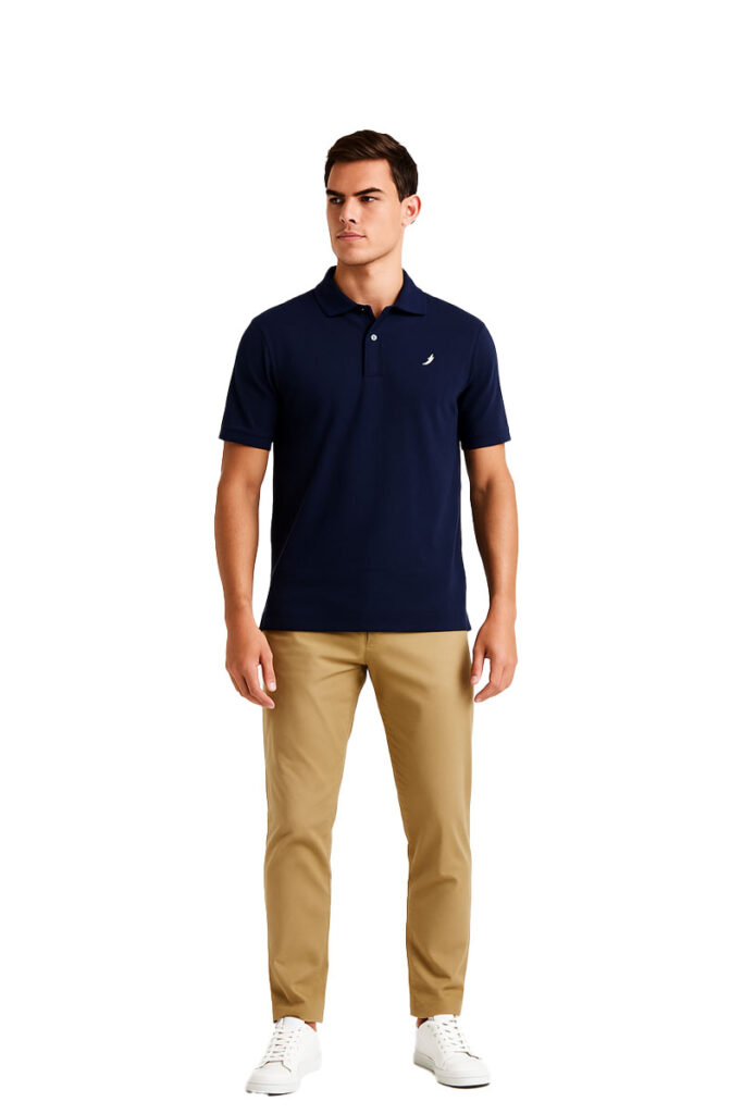 חולצת פולו Nautica לגברים (Classic Fit Pique)