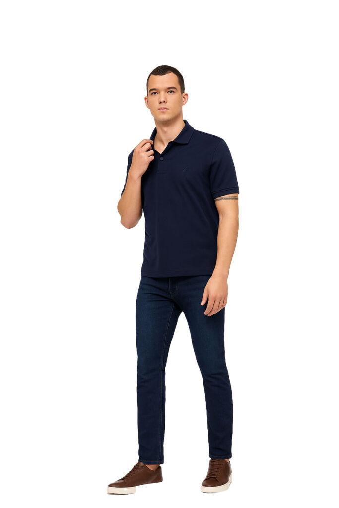 חולצת פולו Nautica לגברים גזרת Classic Fit