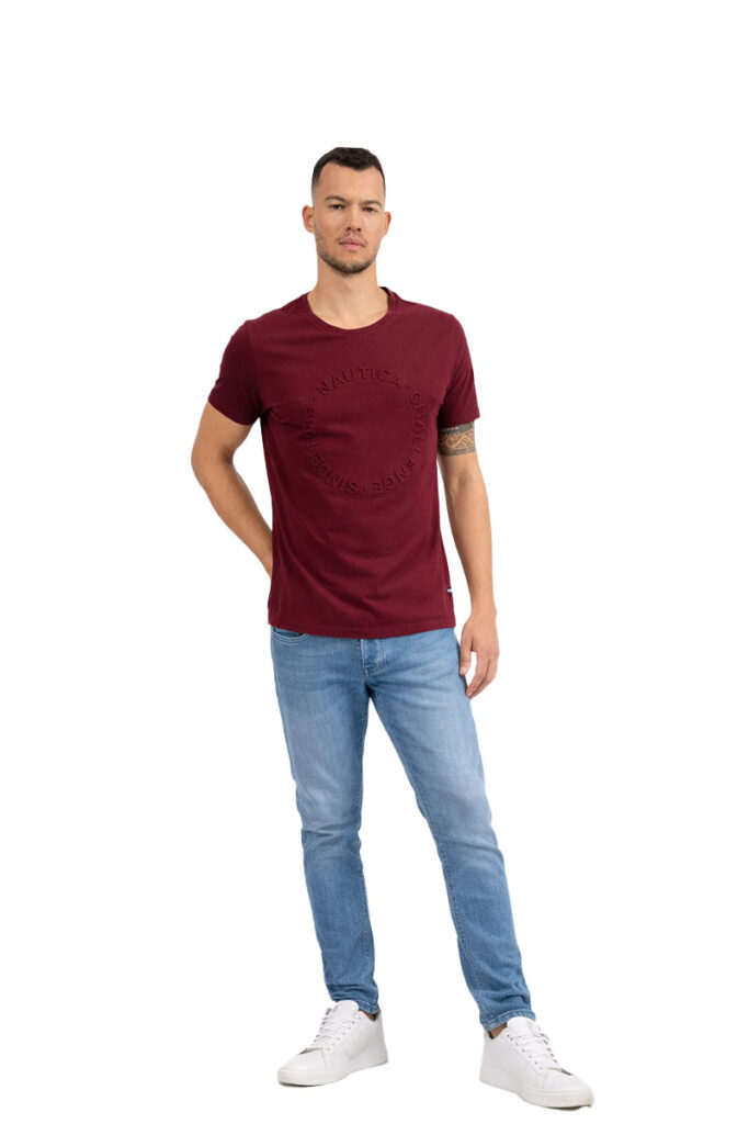 טי שירט Nautica לגברים (Logo T-shirt)