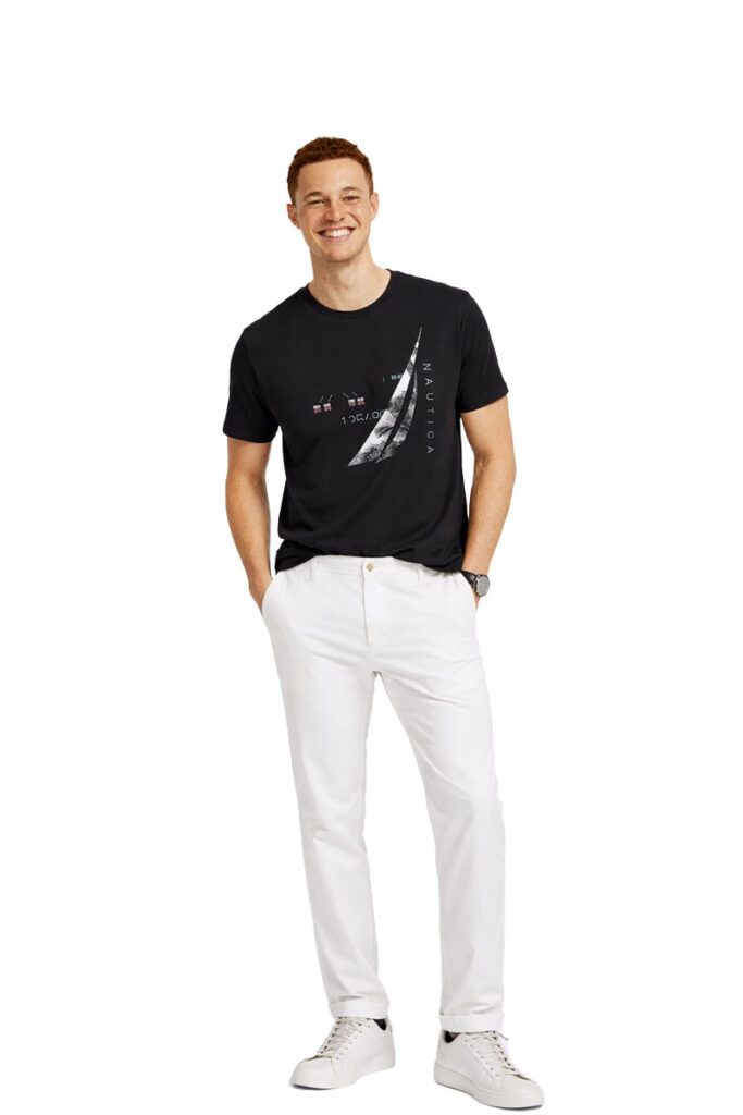טי שירט Nautica לגברים (Graphic T-Shirt)