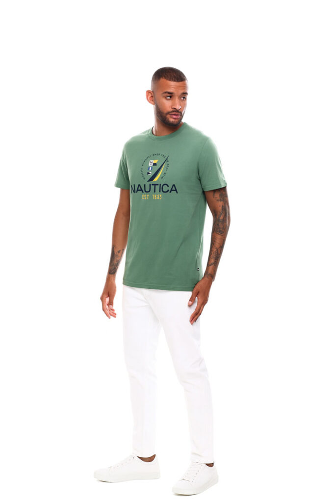 טי שירט Nautica לגברים (Logo T-shirt)