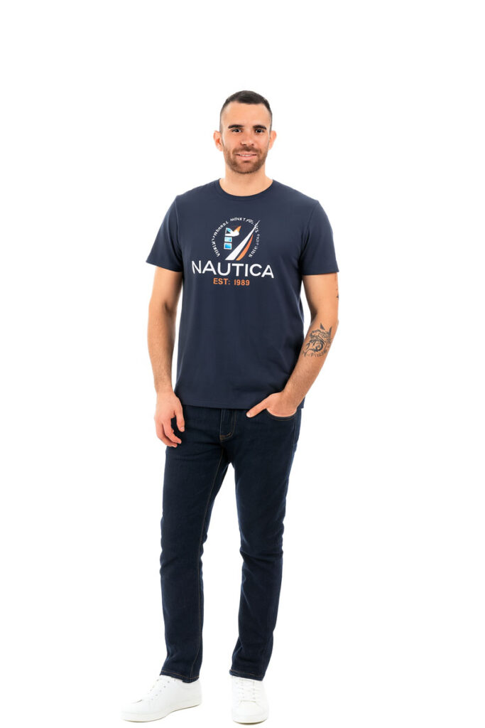 טי שירט Nautica לגברים (Logo T-shirt)