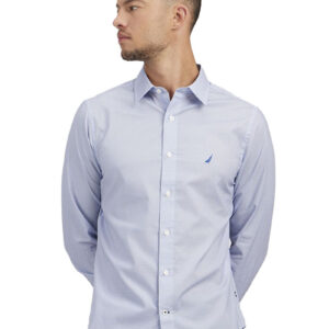 חולצה מכופתרת Nautica לגברים גזרת Tailored Fit