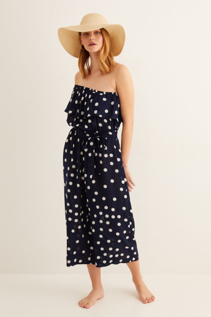 סרבל עם כתפיים חשופות Women's Secret (Jumpsuit with Flounced Neckline)