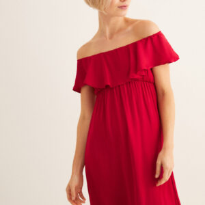 שמלת סאטן מידי Women's Secret (Satin Midi Dress)