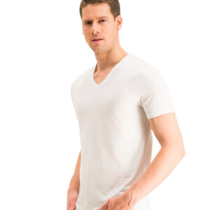 טי שירט Armani Exchange לגברים צווארון וי גזרת Slim Fit