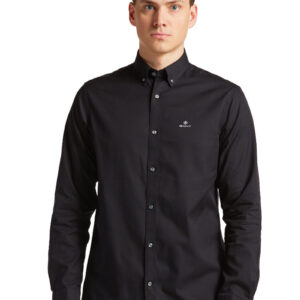 חולצה מכופתרת Gant לגברים גזרת Regular Fit (Pinpoint Oxford)