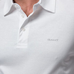 חולצת פולו Gant לגברים דגם Mercerized (Long Sleeve Jersey Polo)