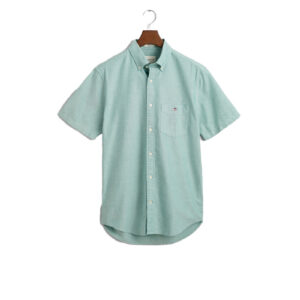 חולצה מכופתרת שרוול קצר Gant גזרת Regular Fit (Classic Oxford)