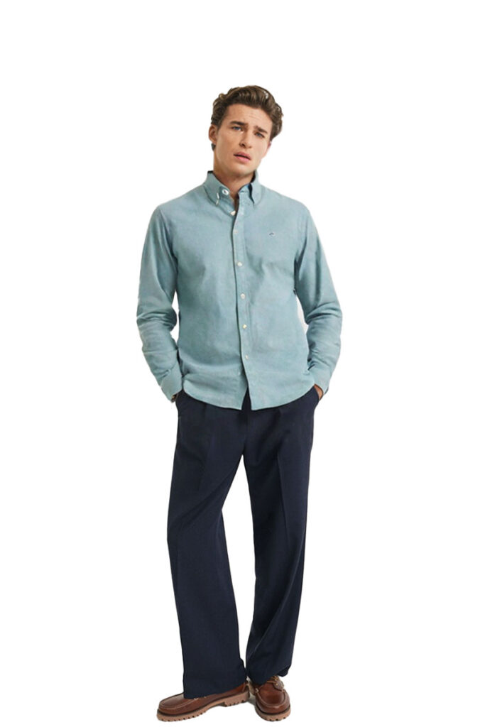 חולצה מכופתרת Gant לגברים גזרת Slim (Oxford Shirt)