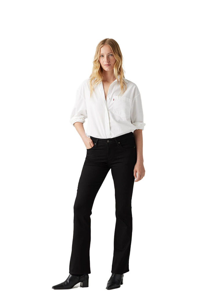 ג'ינס Levis לנשים דגם 725 High Rise Bootcut, אורך 32